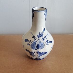 Blue and White Delft Bud Vase